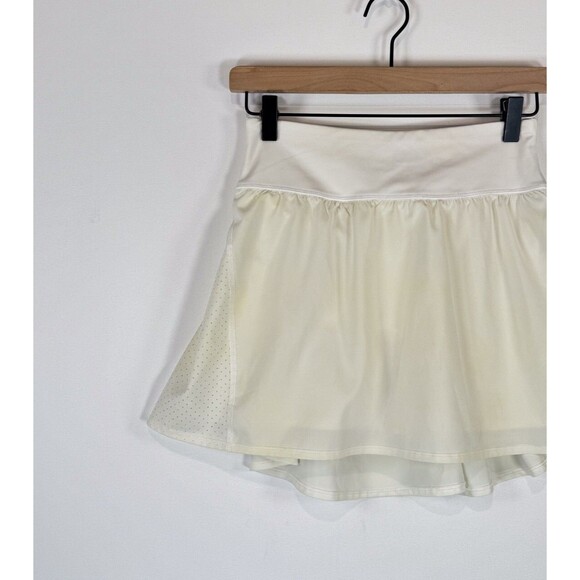 Spanx Womens Skort White Get Moving Mini Skirt A Line Tennis Stretch Golf Small - Picture 4 of 8